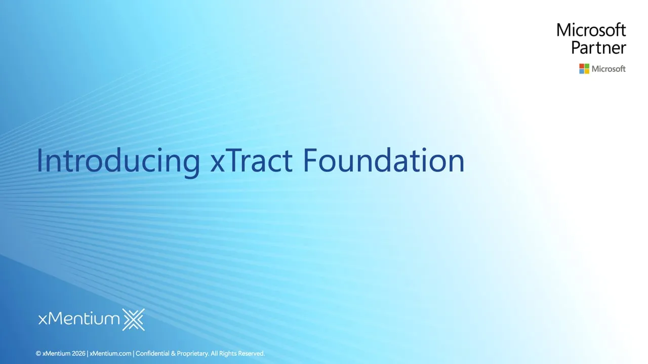 Introducing xTract Foundation