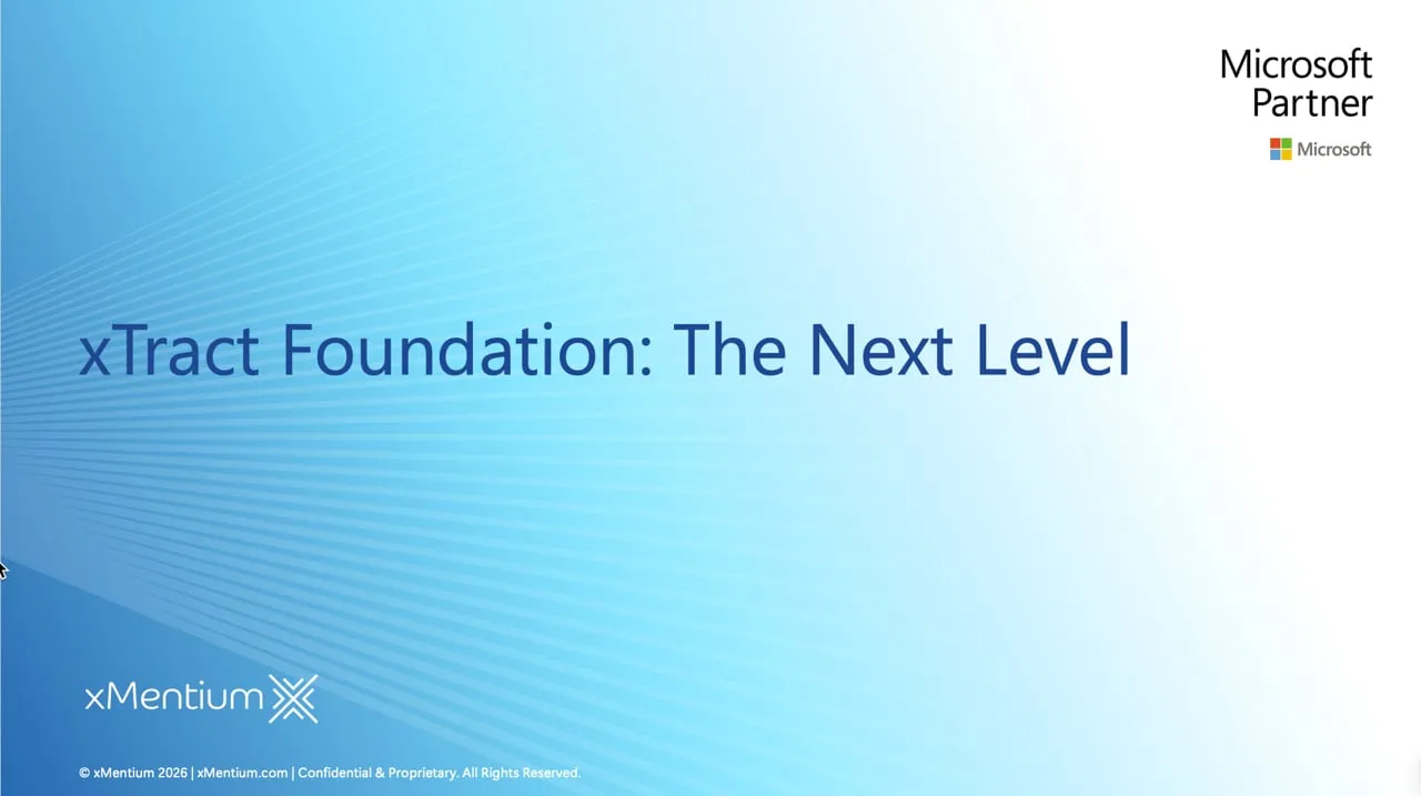 xTract Foundation: The Next Level